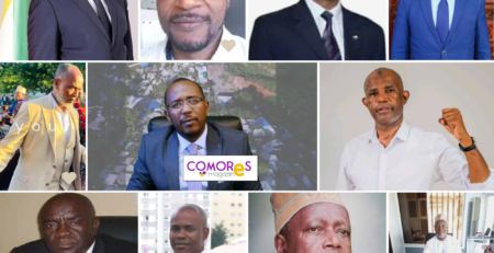 Les 11 candidats au poste de l'union de Comores